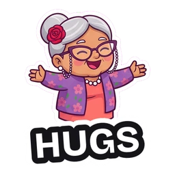 Nana Rosa Hugs sticker