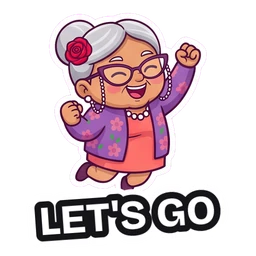 Nana Rosa Let's Go sticker