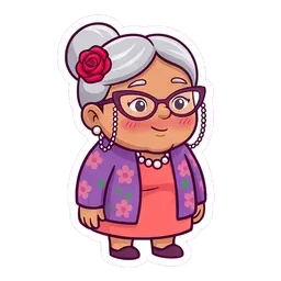 Nana Rosa Love reaction GIF