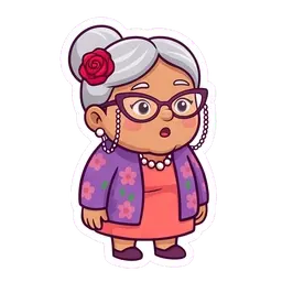 Nana Rosa Mind blown reaction GIF