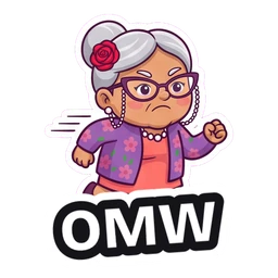 Nana Rosa OMW sticker