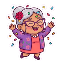 Nana Rosa Party reaction GIF