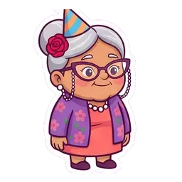 Nana Rosa Party reaction GIF
