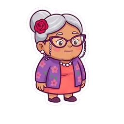 Nana Rosa Wow reaction GIF