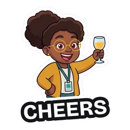 Olive Cheers sticker