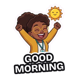 Olive Good Morning sticker