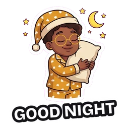 Olive Good Night sticker