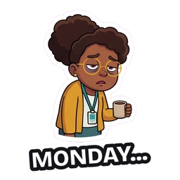 Olive Monday… sticker