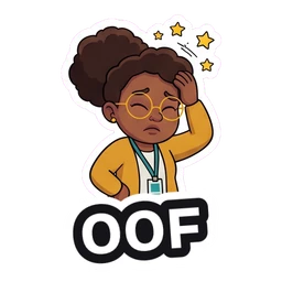 Olive OOF sticker