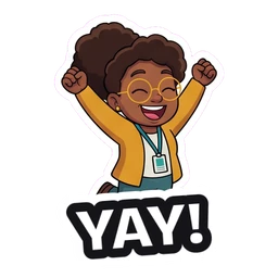 Olive YAY! sticker