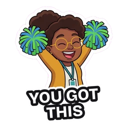 Olive You Got This sticker
