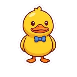 Quack Hi reaction GIF
