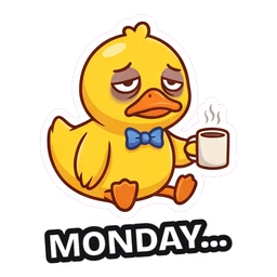 Quack Monday… sticker