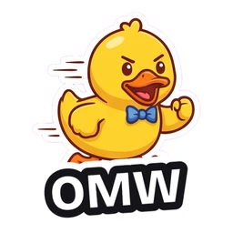 Quack OMW sticker