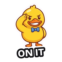Quack On It sticker