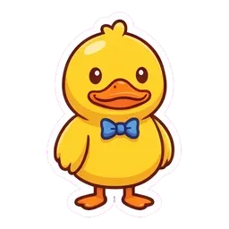 Quack Shrug reaction GIF