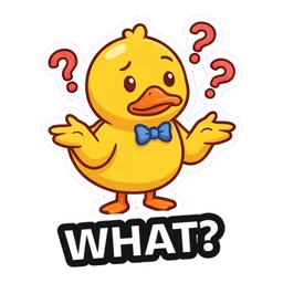 Quack What? sticker
