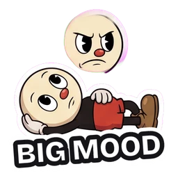 Ray Big Mood sticker