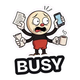 Ray Busy sticker