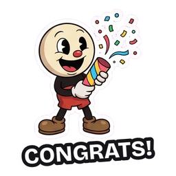 Ray Congrats! sticker