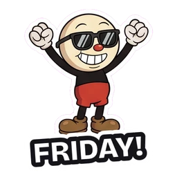 Ray Friday! sticker