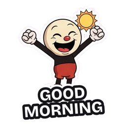 Ray Good Morning sticker