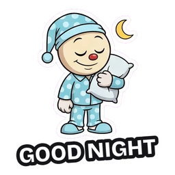 Ray Good Night sticker