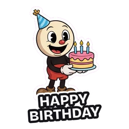 Ray Happy Birthday sticker