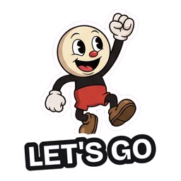 Ray Let's Go sticker