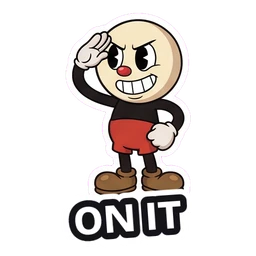 Ray On It sticker