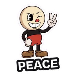 Ray Peace sticker