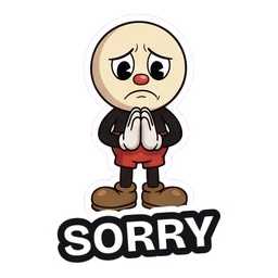 Ray Sorry sticker