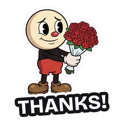 Ray Thanks! sticker