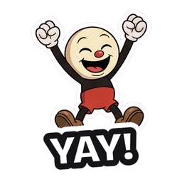 Ray YAY! sticker